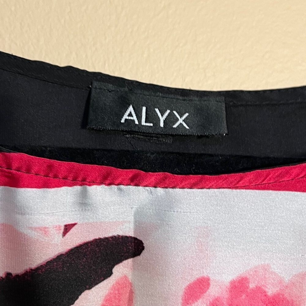 ALYX Silky Floral Blouse Women's X-Large - Picture 5 of 7